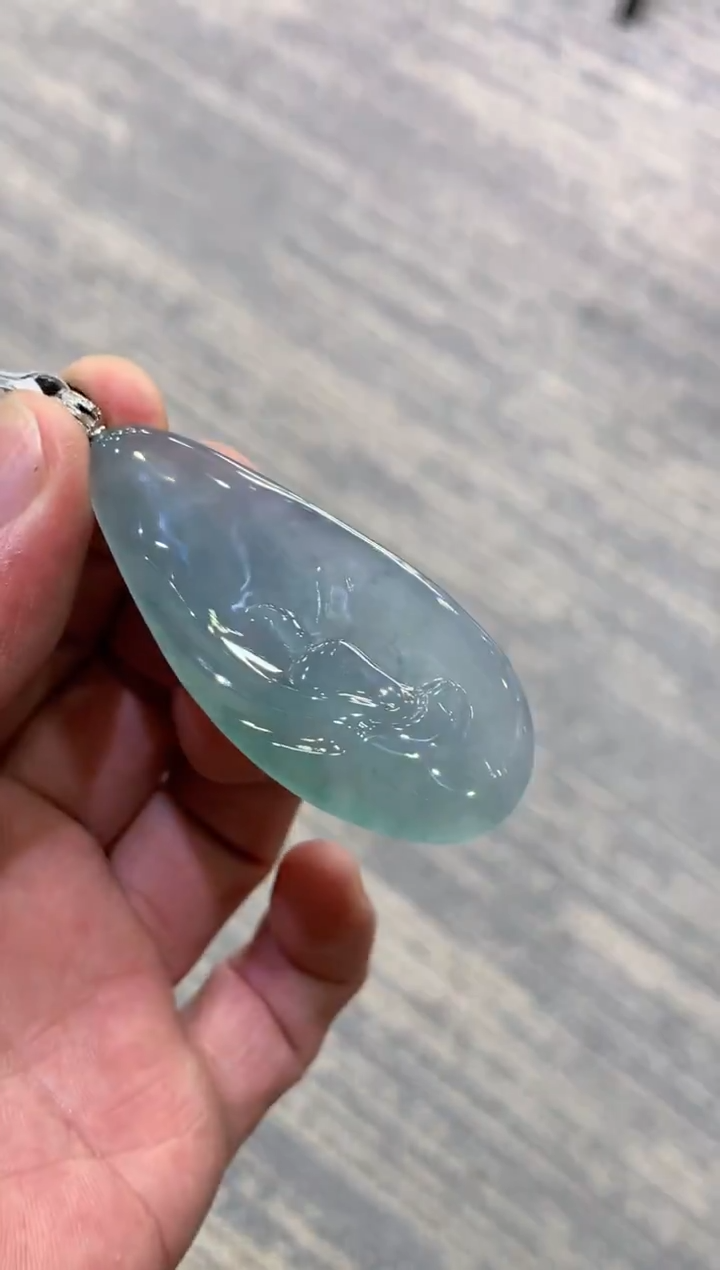 颈饰未镶嵌翡翠天然A货翡翠