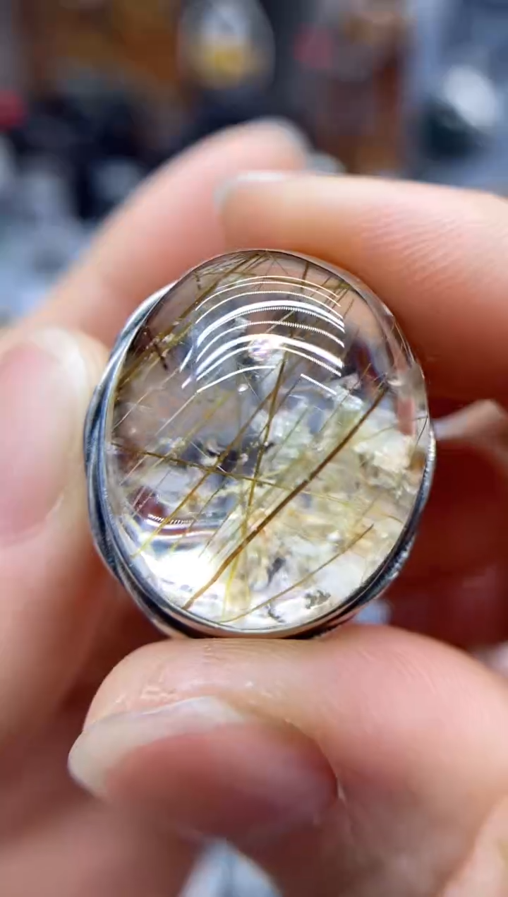 【闪购商品】水晶戒指银S925镶嵌水晶水晶