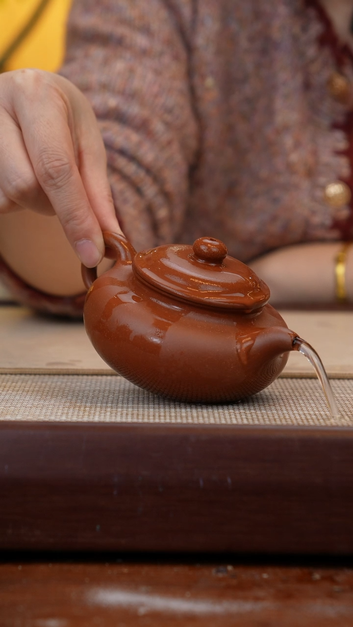 茶壶紫砂微瑕170C赵庄小红泥仿古