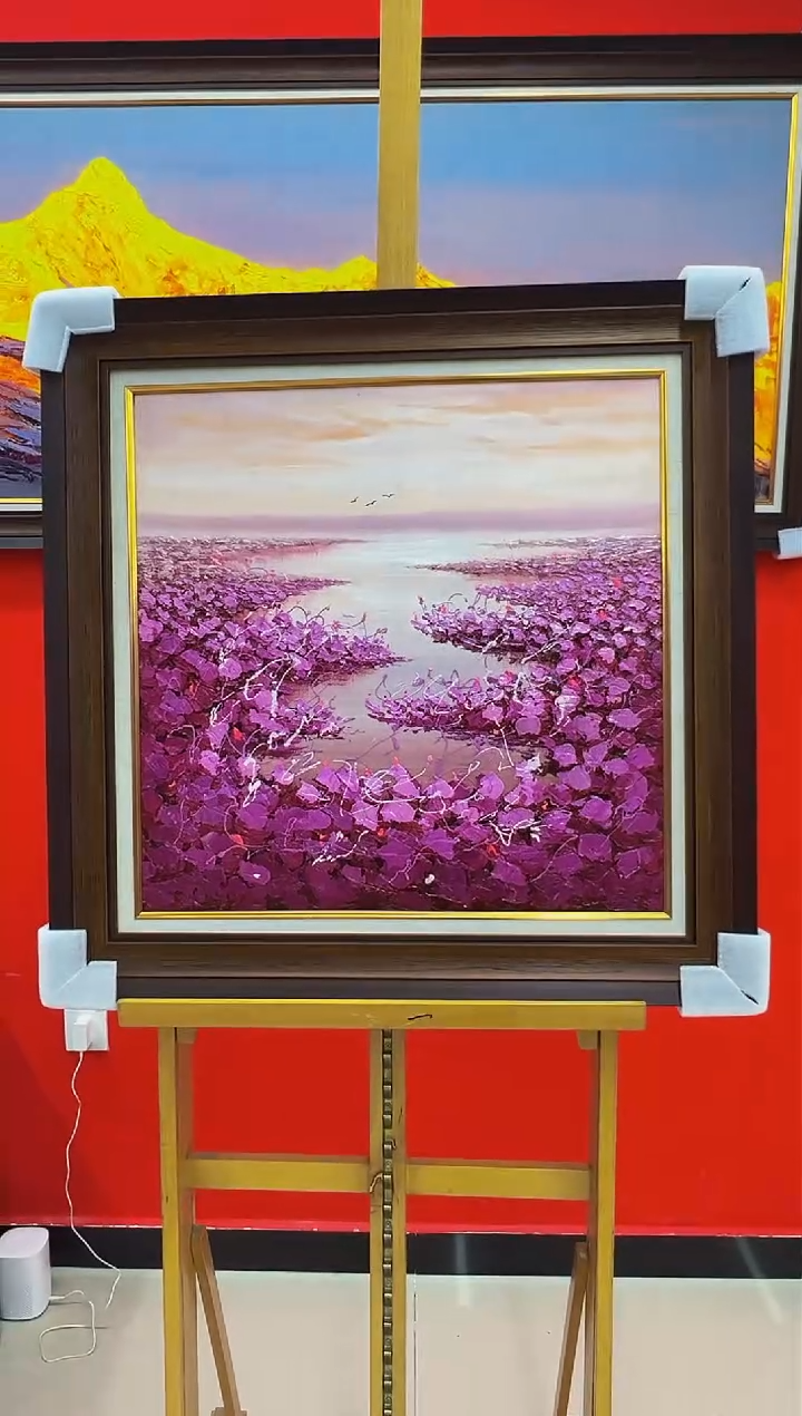 【闪购商品】绘画梁静-60x60-油画作品
