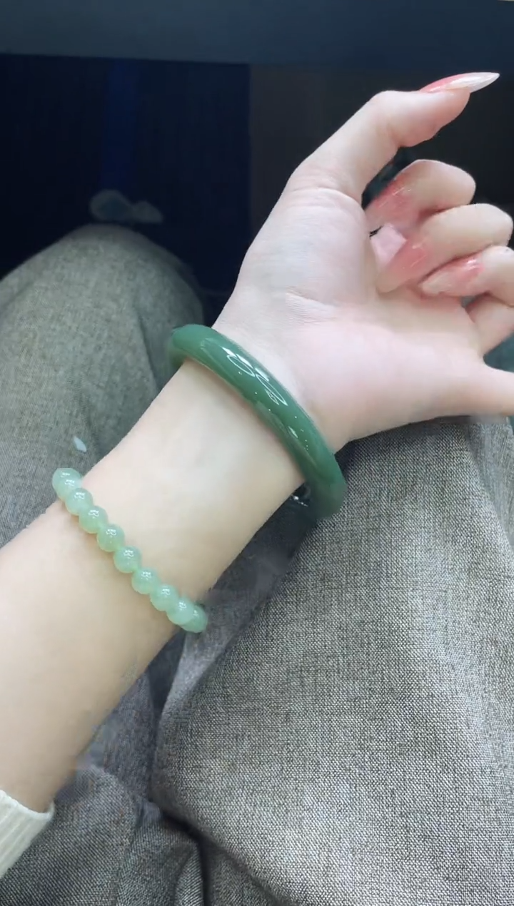 【闪购商品】和田玉手镯未镶嵌78/62.7