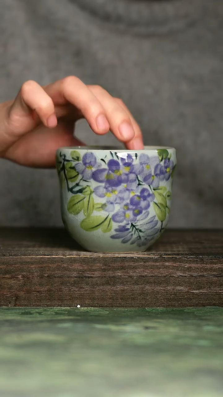 【闪购商品】青诗集手工手绘瓷器