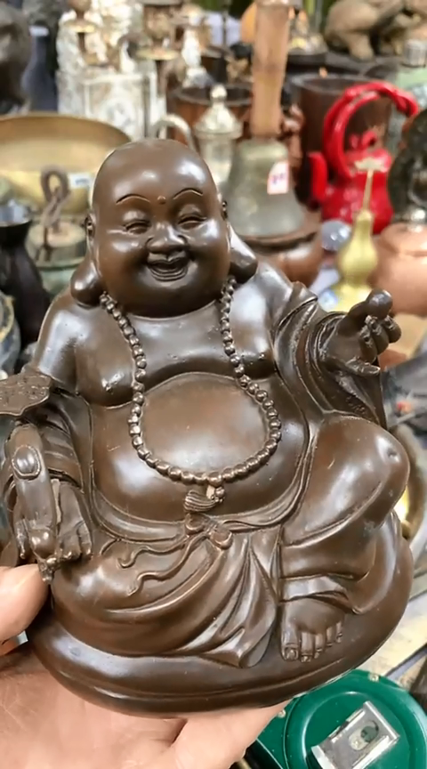 【闪购商品】杂项一物一拍古铜色弥勒