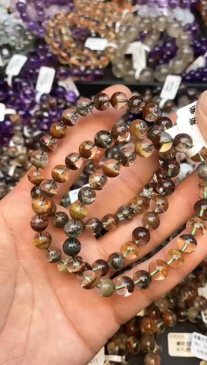 【闪购商品】水晶手链未镶嵌b82 四季幽灵8mm 多样性发其一