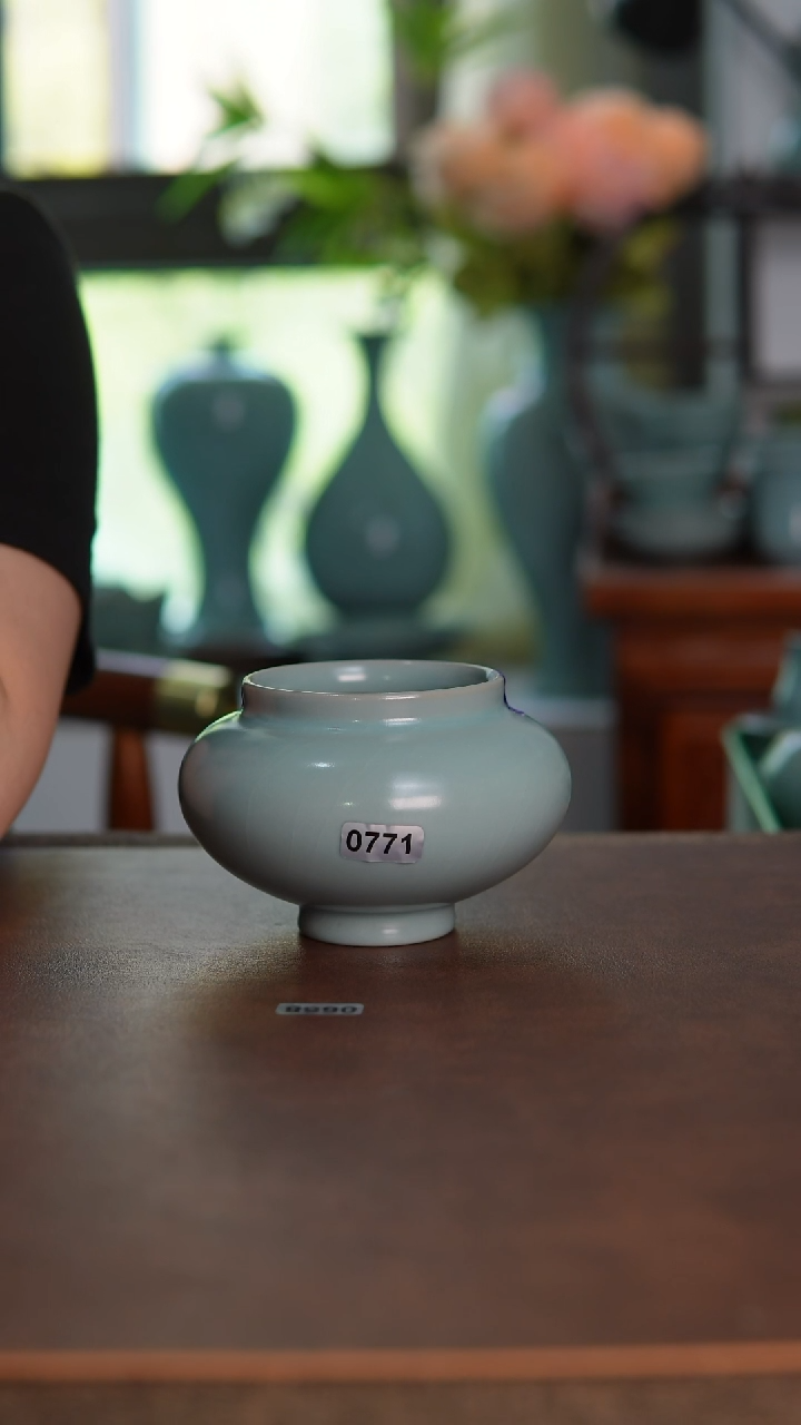 摆件0771天青釉水丞260毫升