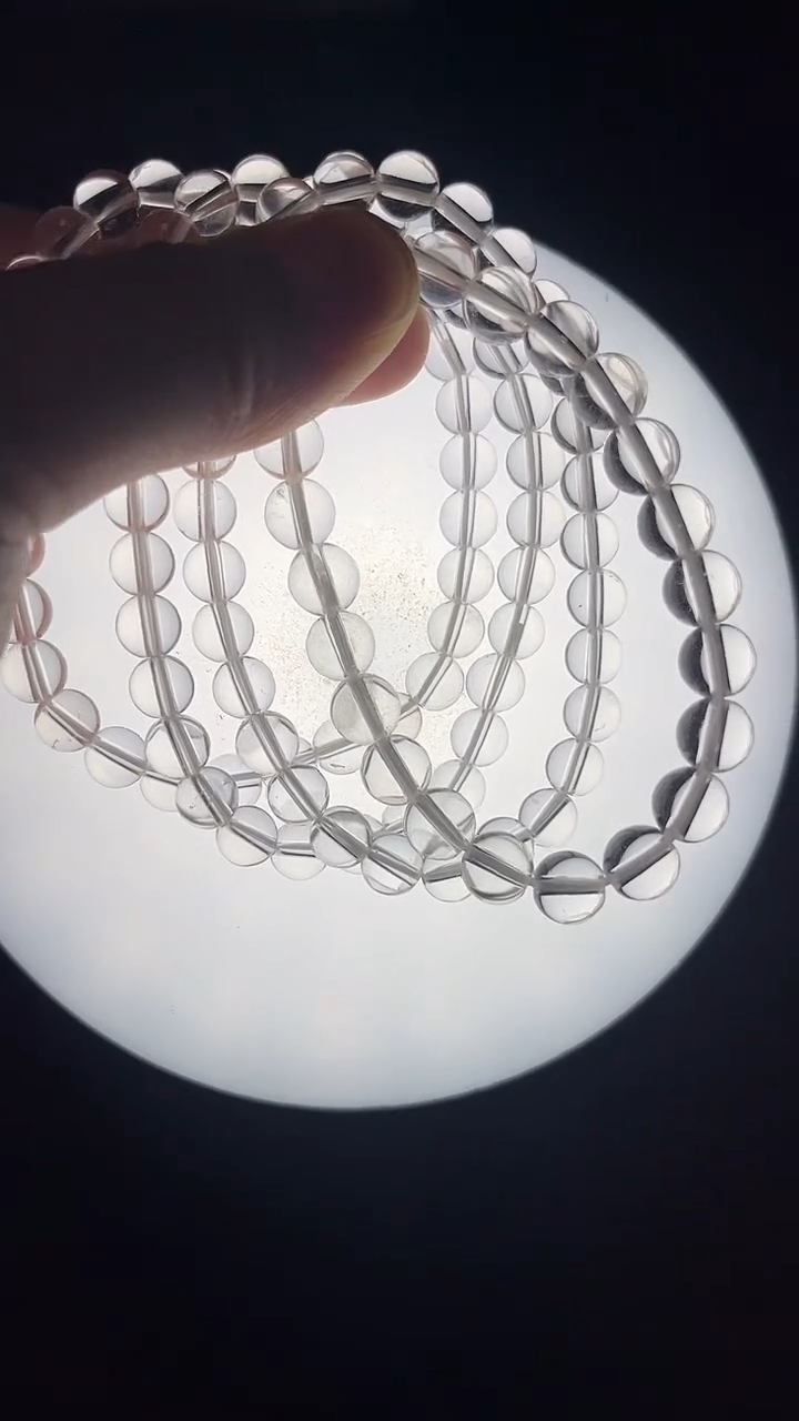 【闪购商品】水晶手链未镶嵌天然手串多样性发一8mm