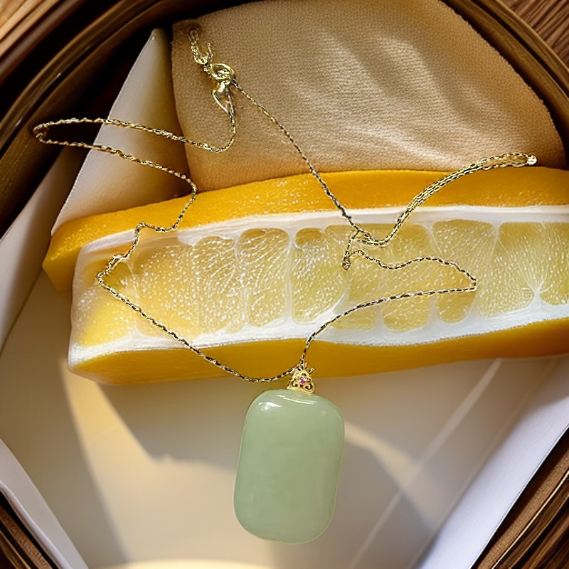 和田玉吊坠百搭轻奢时尚简约