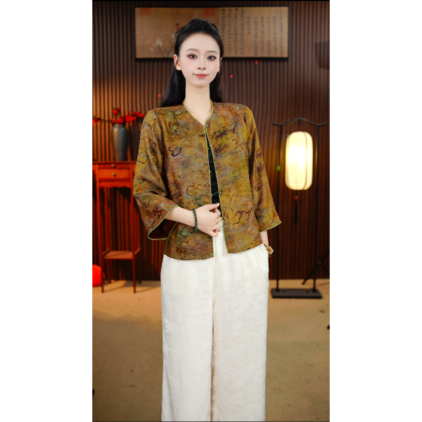 【蝶韵】弯弯高定新中式国风外套