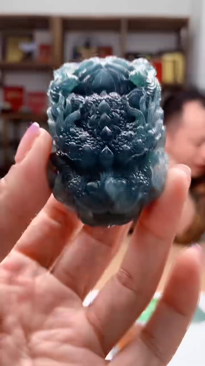 定制翡翠未镶嵌天****️1105jj-毛货挂件