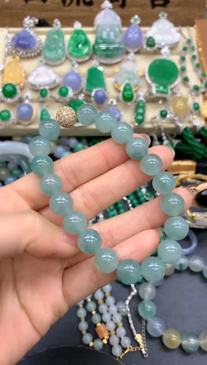 【闪购商品】翡翠手串未镶嵌445-中国好珍宝