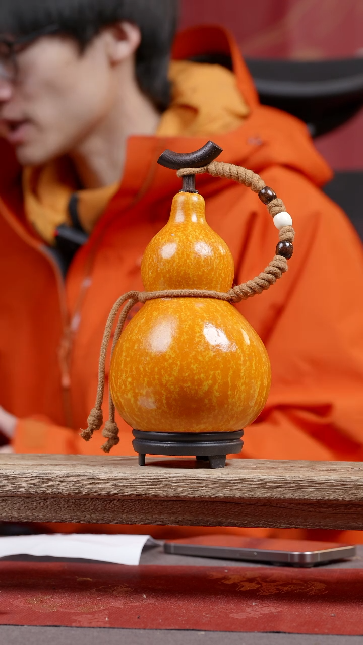 43尾货款大漆精品葫芦500ml