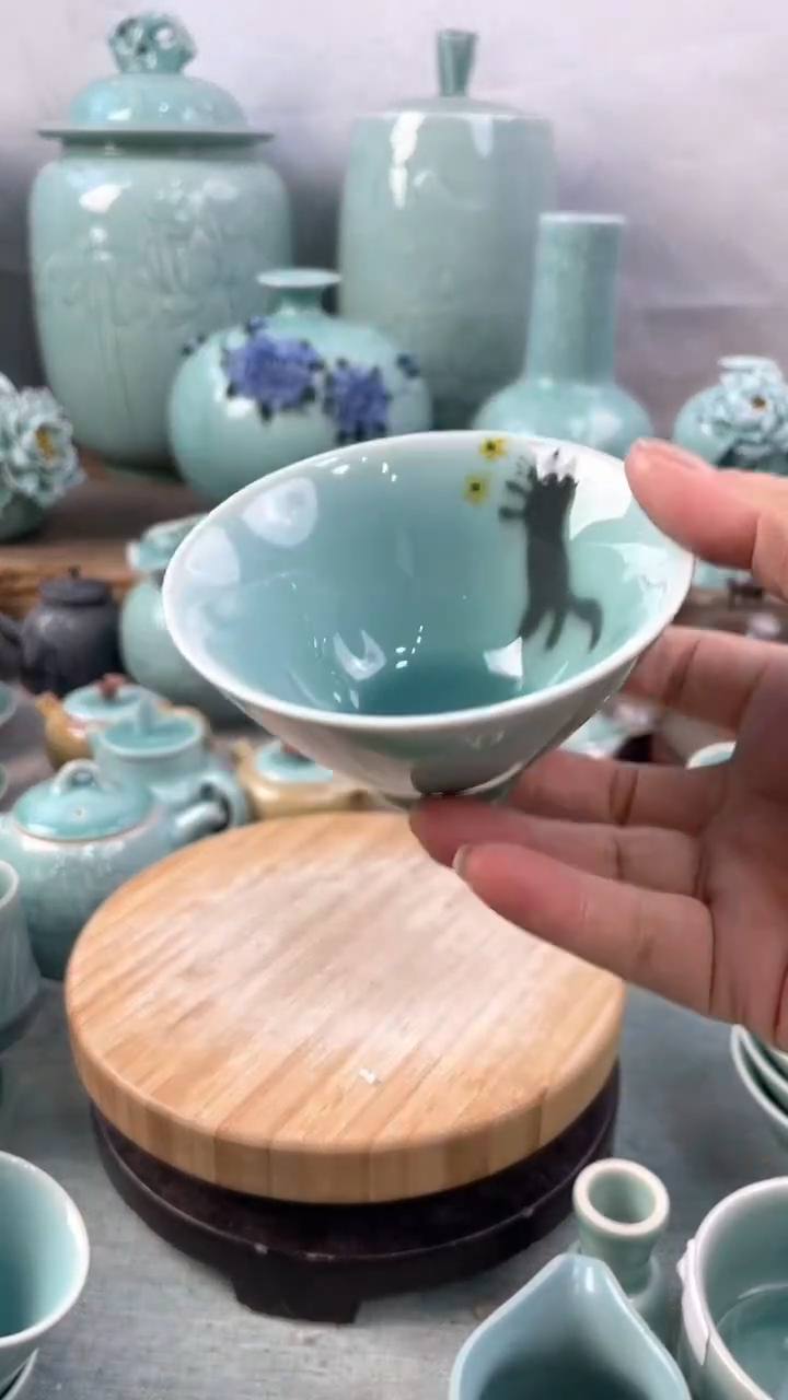 【闪购商品】特价 微瑕 慧仙青瓷