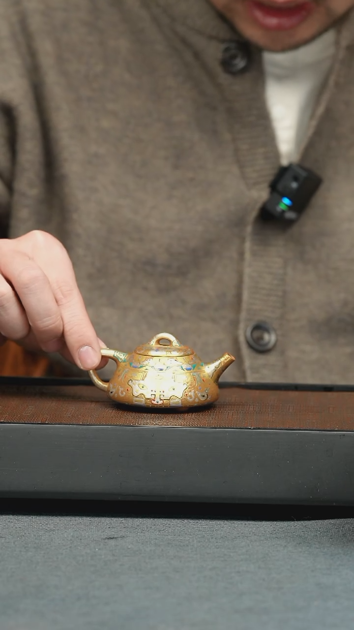 【闪购商品】紫砂茶壶五堂 神农鼎+神兽盖置