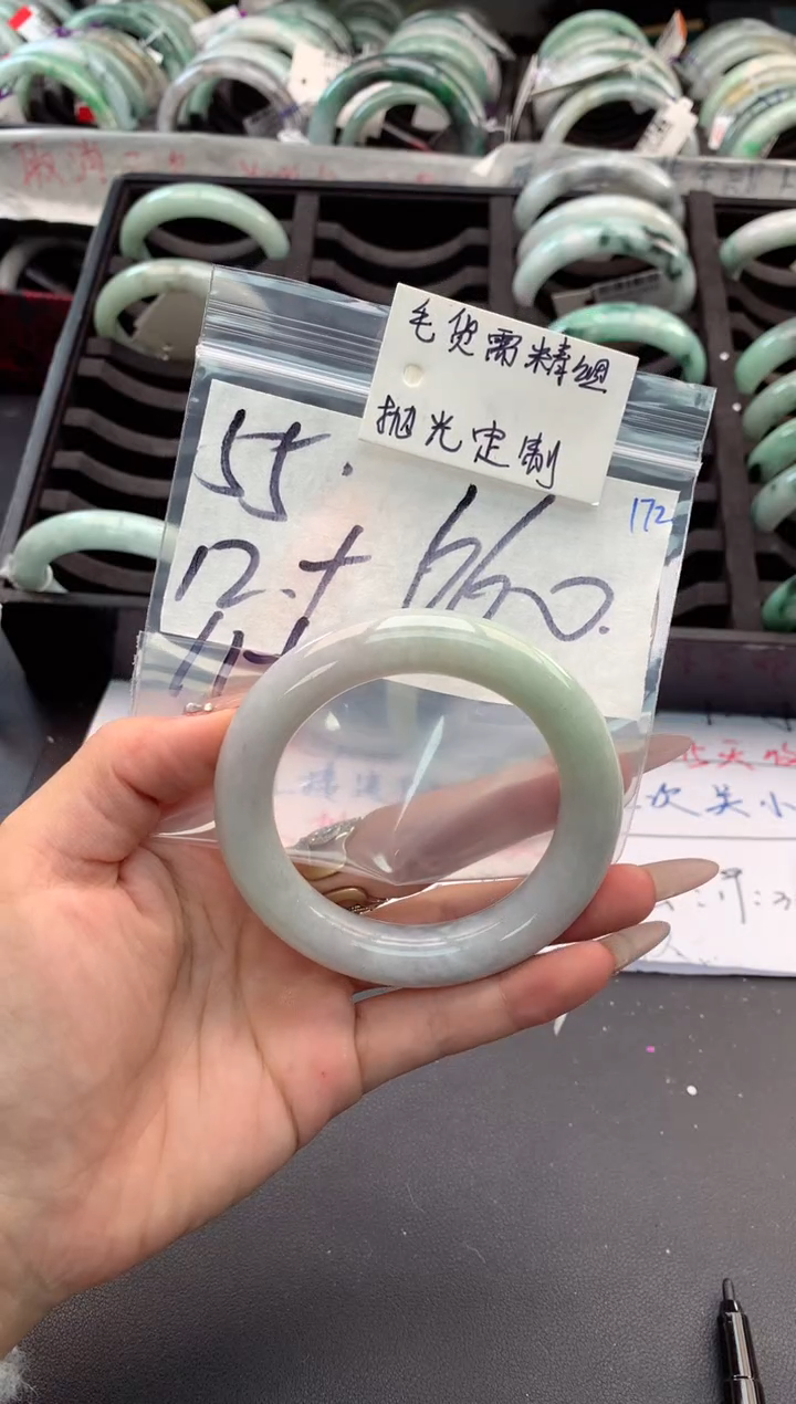 【闪购商品】定制翡翠未镶嵌毛货需精细抛光+多人