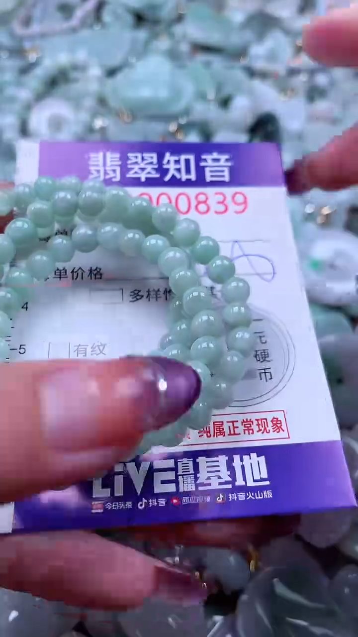 翡翠未镶嵌颈饰839