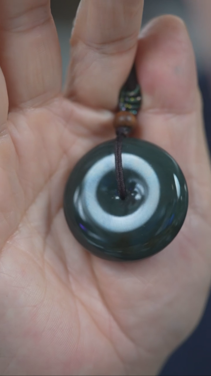 颈饰未镶嵌和田玉平安扣