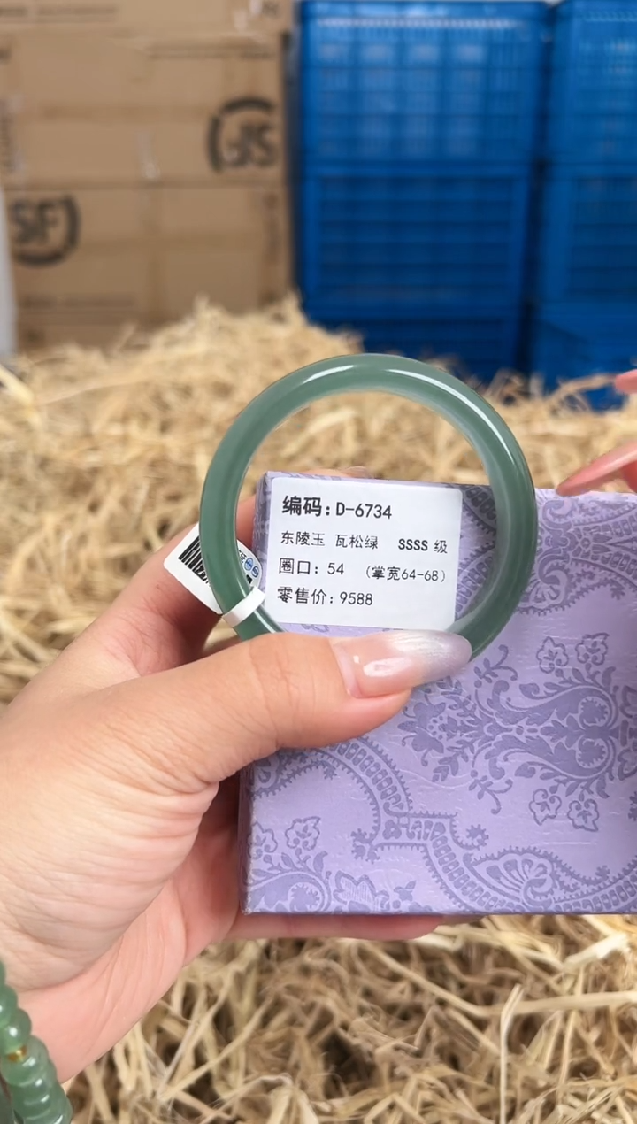 未镶嵌手镯石英质玉D-6734