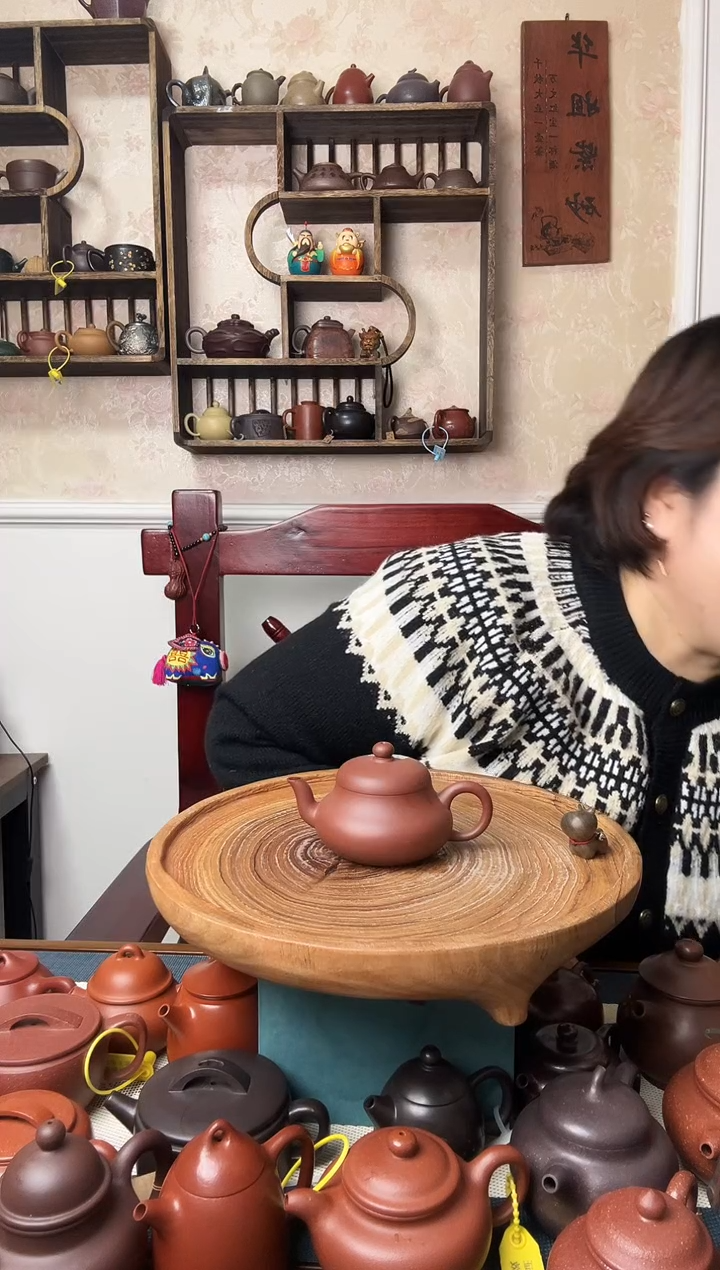 茶壶紫砂雨*底槽清  君德150CC