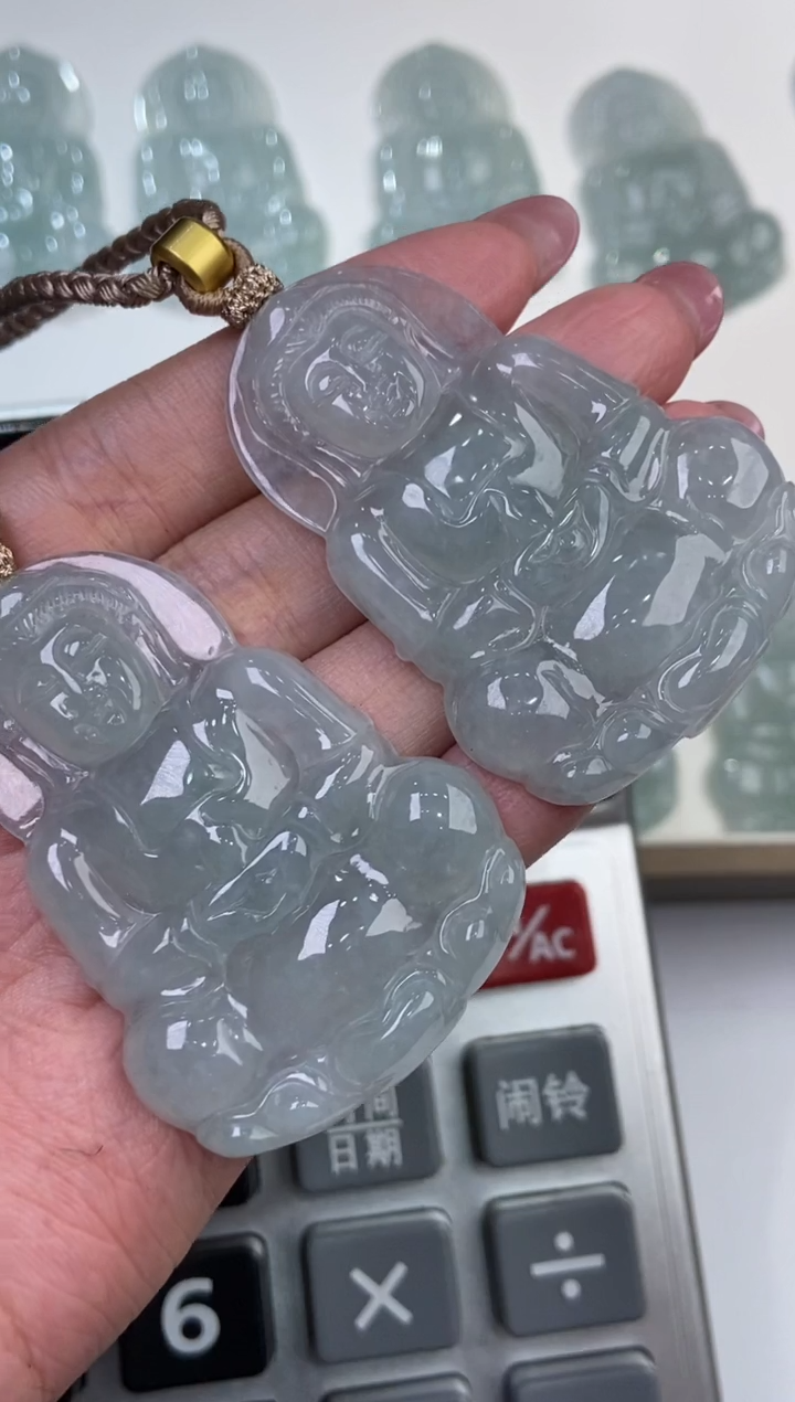 翡翠挂件未镶嵌 2227353/观音多样性发一件
