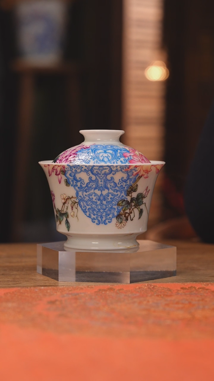 【闪购商品】杯艺林堂 幻影无相盖碗