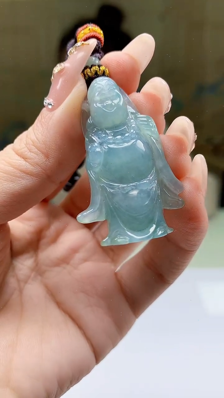 【闪购商品】定制翡翠未镶嵌4902ty-毛货挂件163