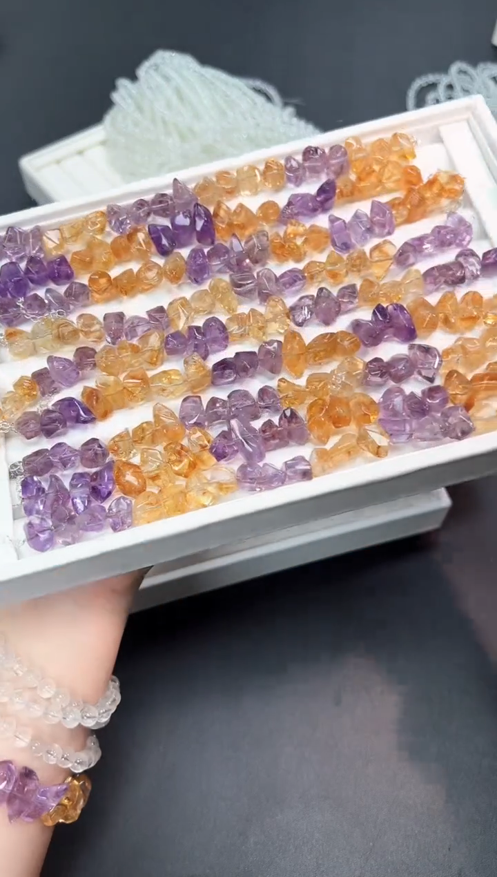 【闪购商品】水晶手串未镶嵌81A2多样性发其一1条默认微瑕