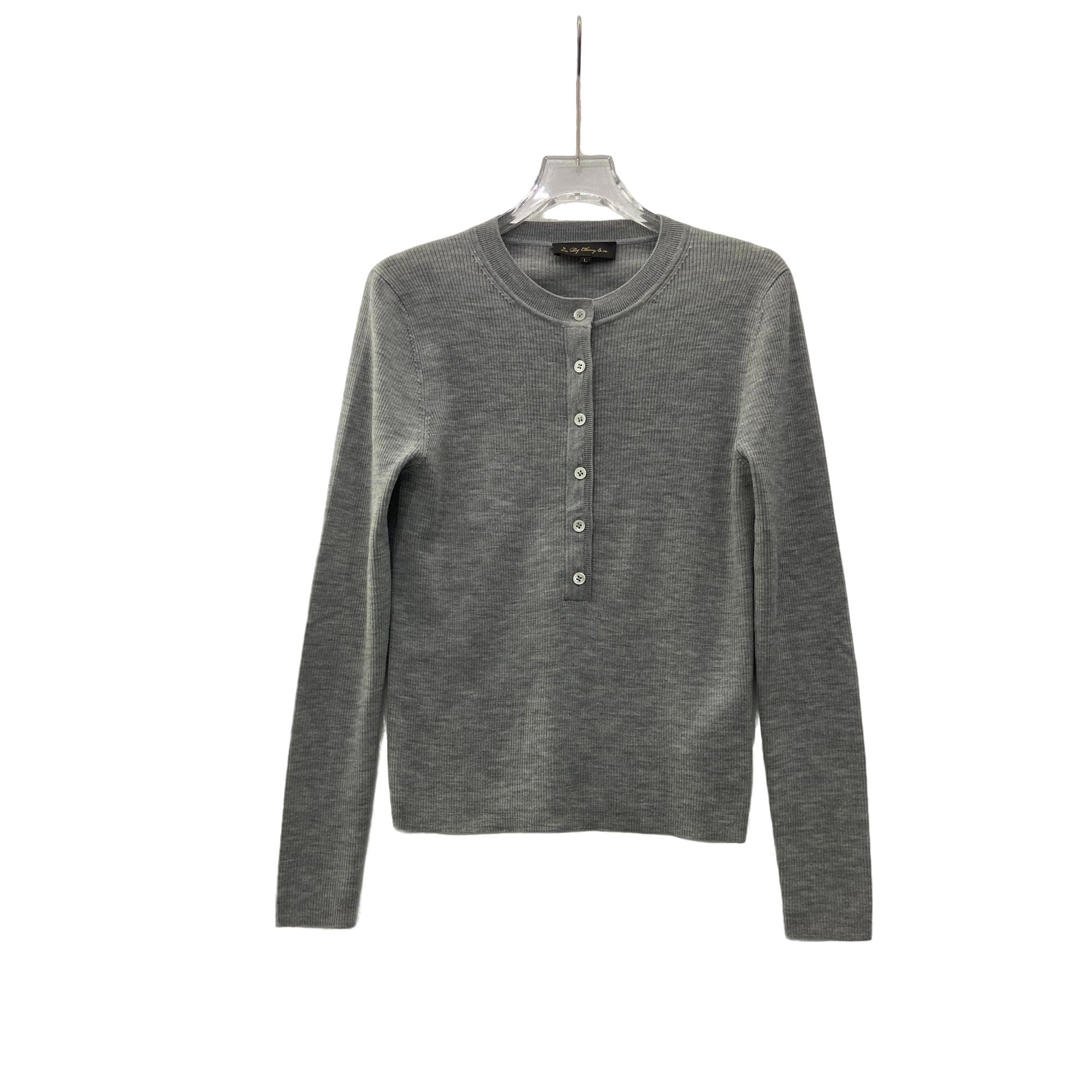 2025女士秋冬时尚意大利进口长袖羊毛衫修身圆领羊绒毛衣针织打底