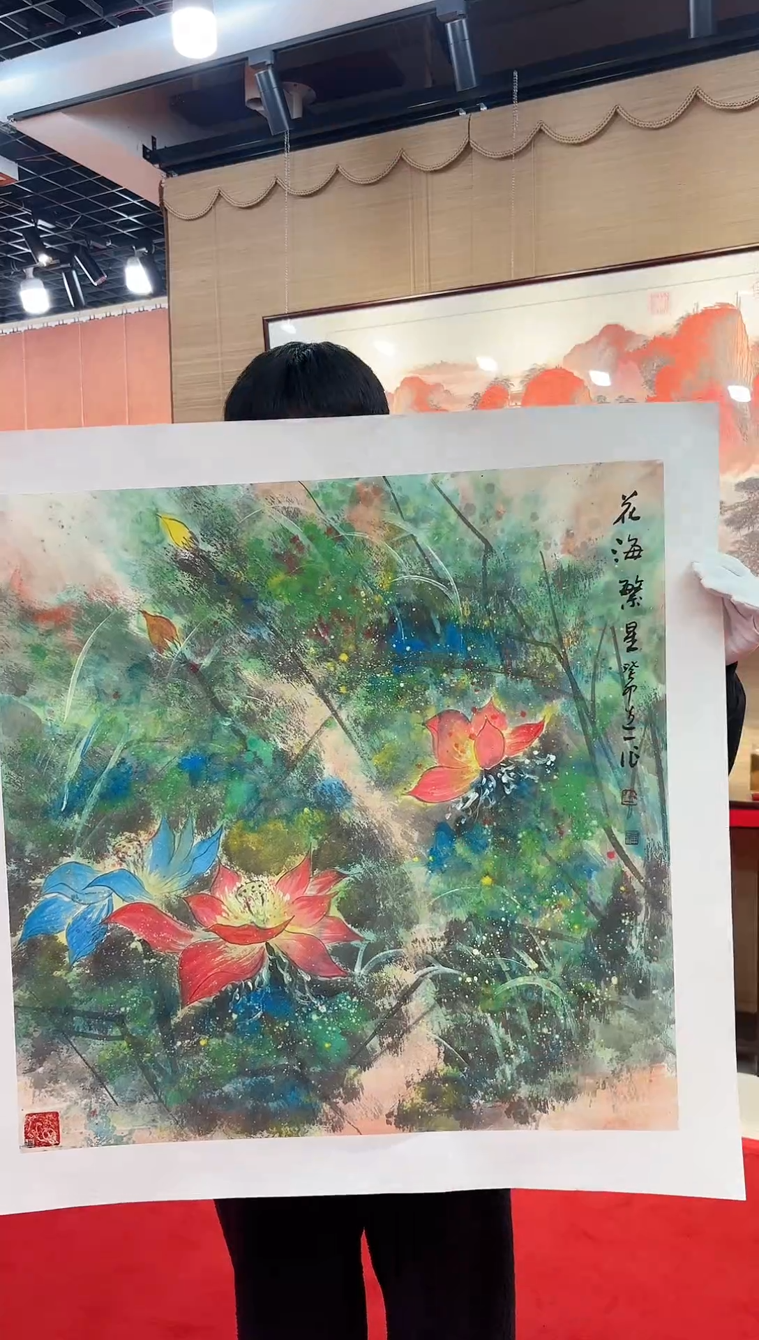 【闪购商品】国画国画道一老师手绘作品D23