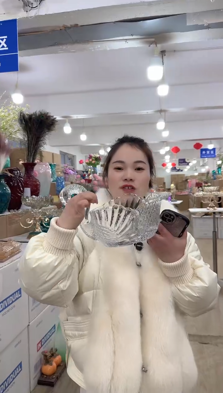 【闪购商品】琉璃迪喜花器-x-早38