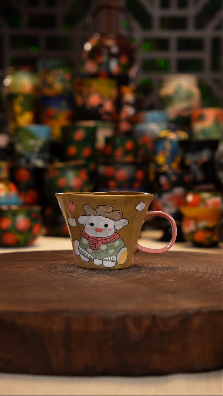 油画    手绘  釉下彩