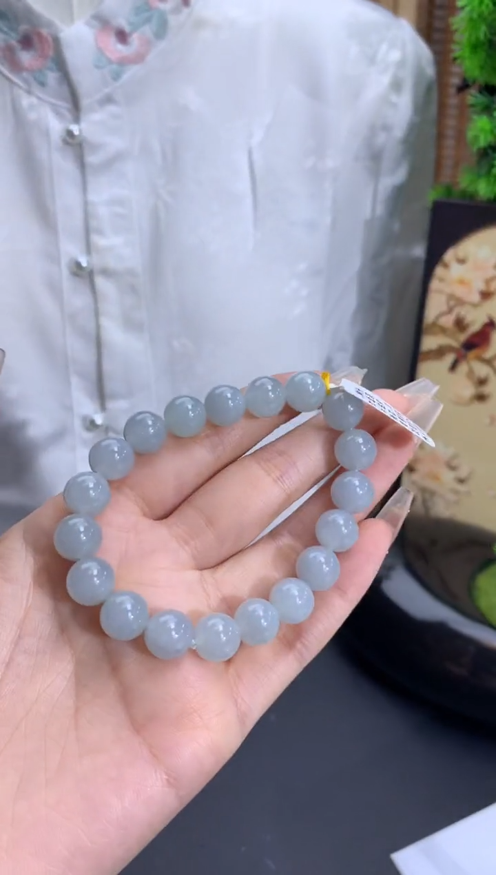 【闪购商品】翡翠手链未镶嵌卡10mm