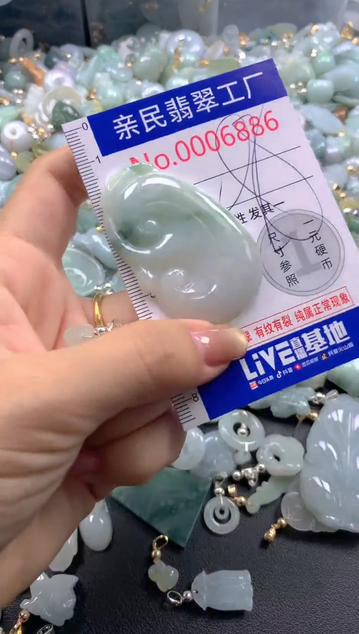 颈饰未镶嵌翡翠6886