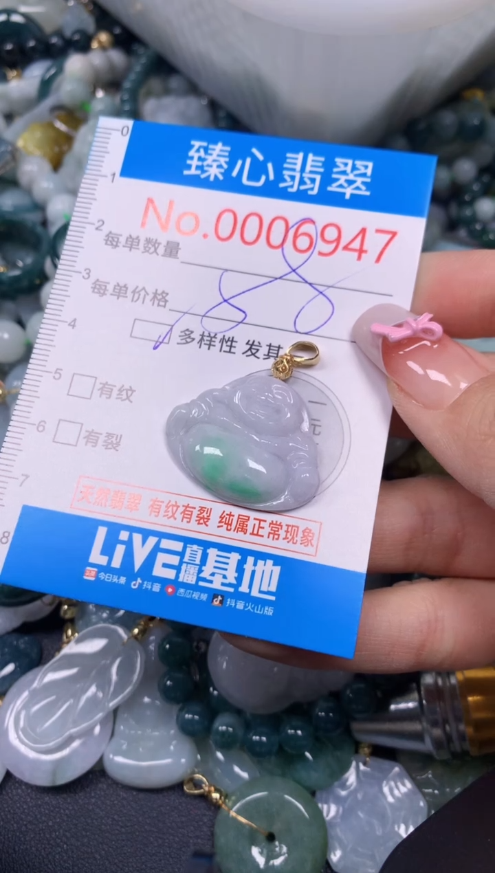 【闪购商品】翡翠颈饰未镶嵌含绳0006947