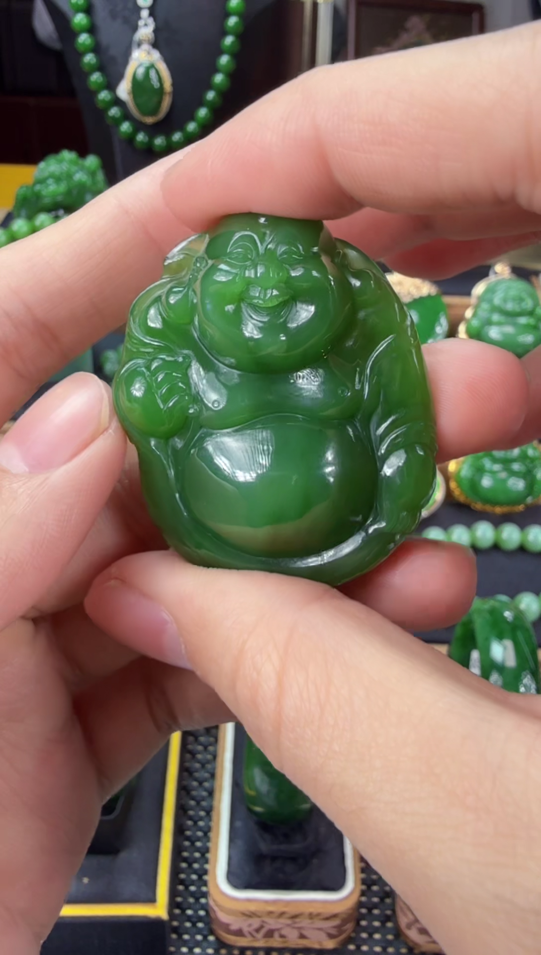 【闪购商品】和田玉（碧玉）吊坠(不含链)未镶嵌