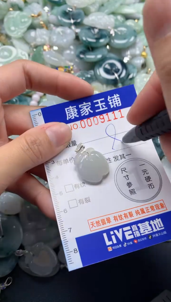 颈饰未镶嵌翡翠9111