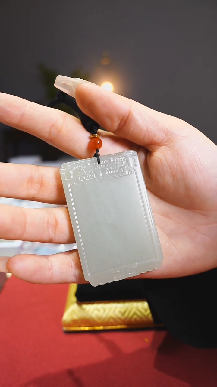 【闪购商品】铜平安无事玉挂牌/8896