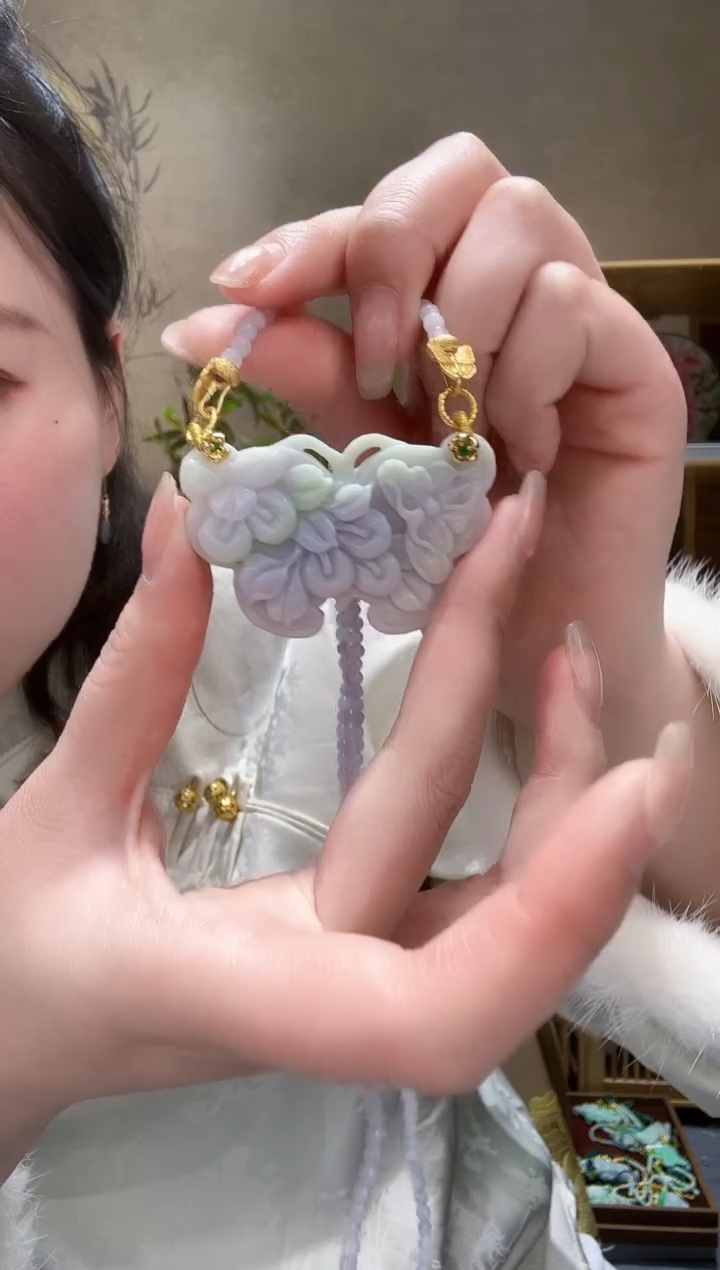 【闪购商品】翡翠颈饰未镶嵌吊坠