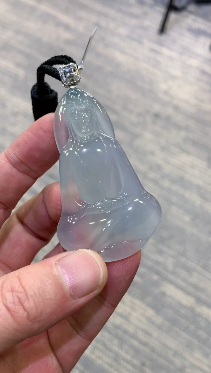 颈饰未镶嵌翡翠天然A货翡翠