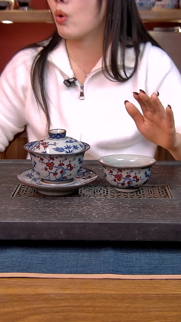 简装家用款2件套 老陶泥开片纹陶瓷茶具