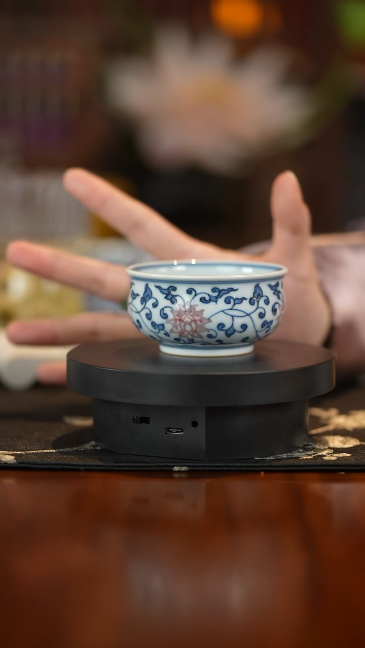 杯子青花釉里红杯子 400
