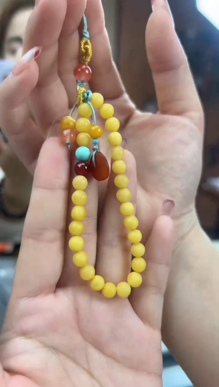 【闪购商品】琥珀裸石未镶嵌蜜蜡手机挂