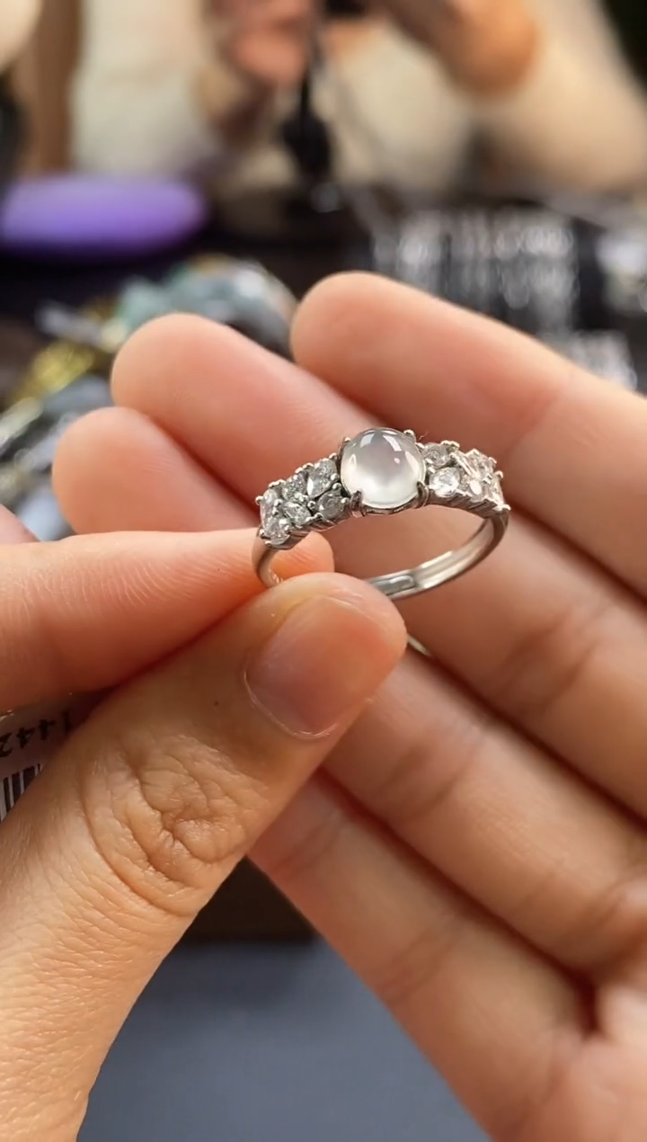 颈饰银S925镶嵌翡翠14424