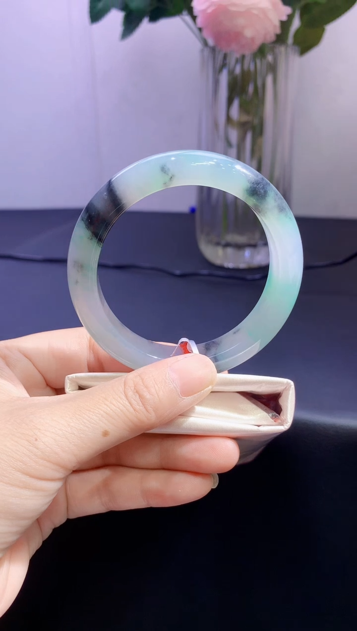 未镶嵌手镯翡翠翡翠手镯圈口57.4-t12