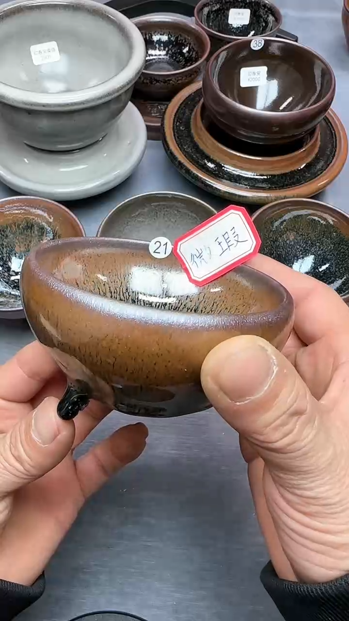 【闪购商品】茶盏印春堂柴烧建盏