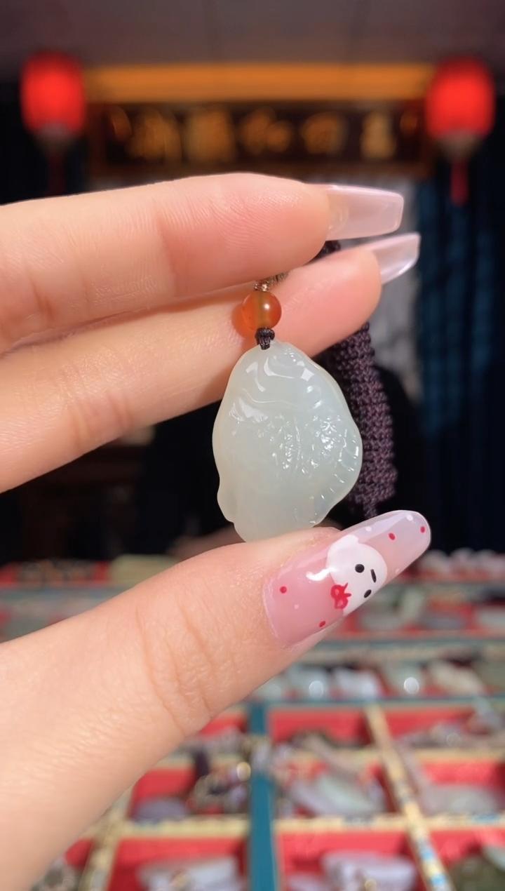 【闪购商品】和田玉颈饰未镶嵌锦鲤