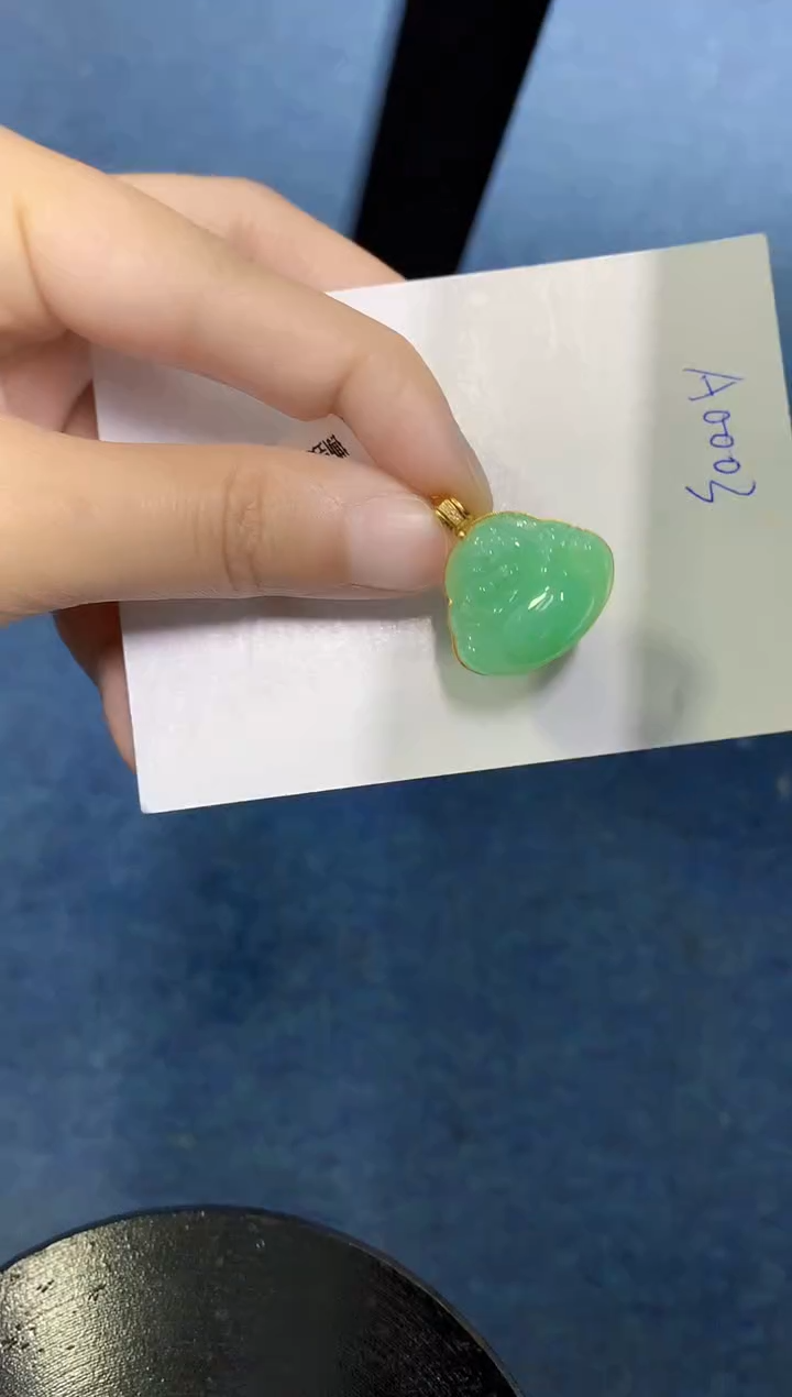 【闪购商品】翡翠颈饰18K金镶嵌000000000