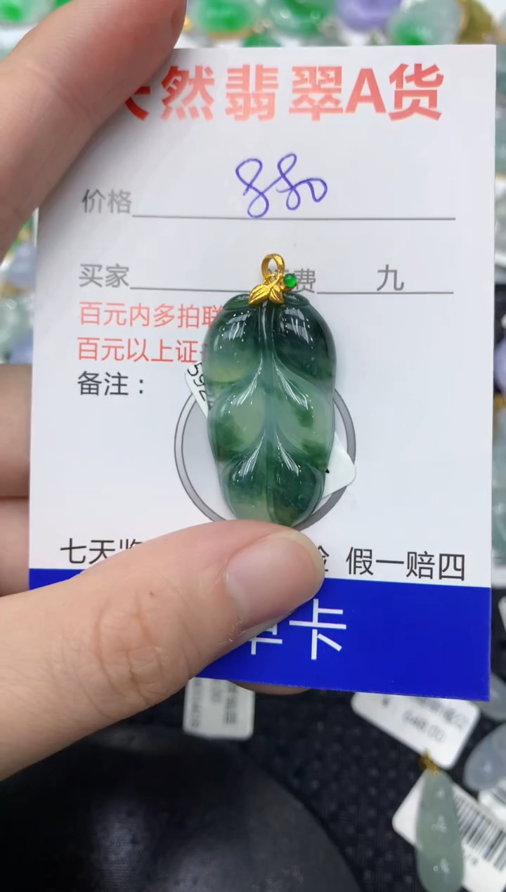 【闪购商品】翡翠颈饰18K金镶嵌111111111111