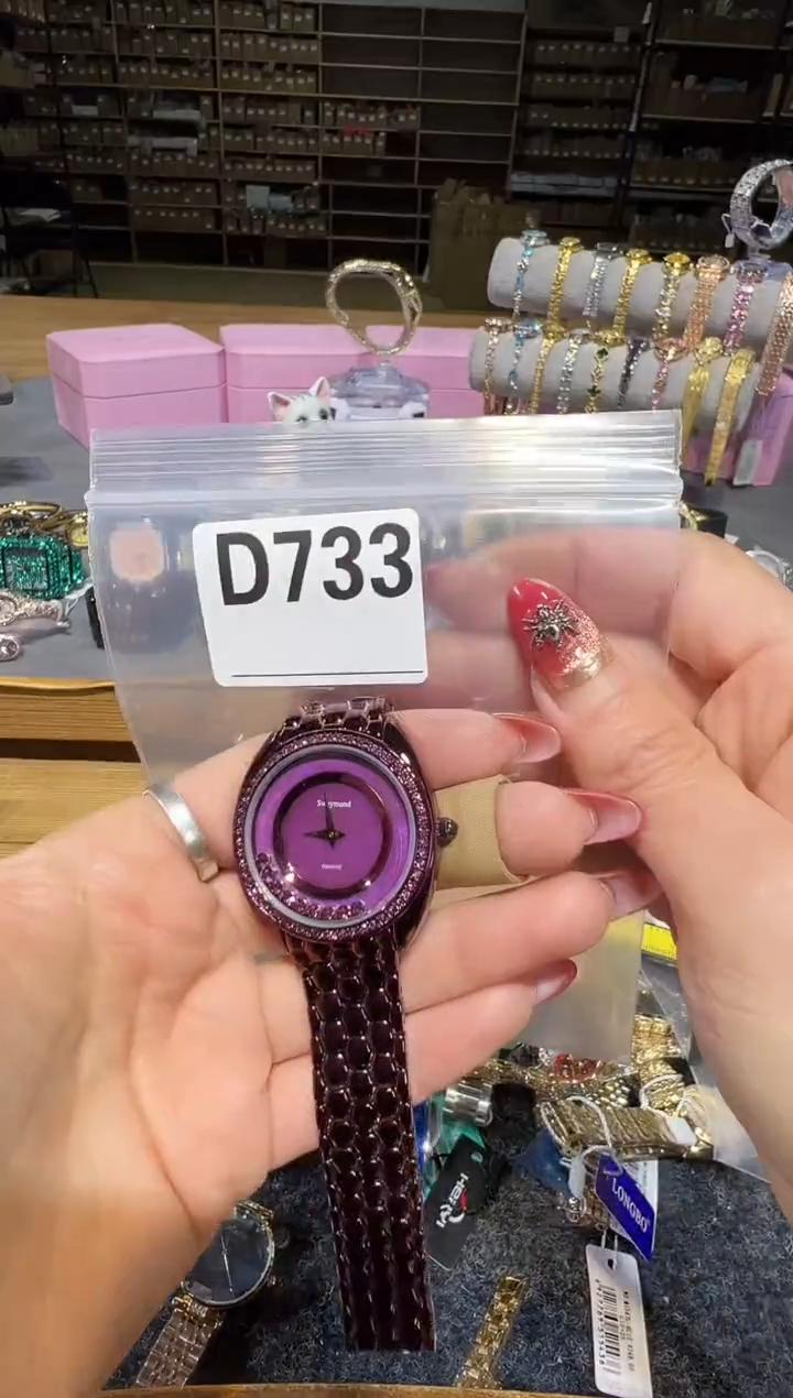 石英机芯不锈钢不锈钢直播定闪专用