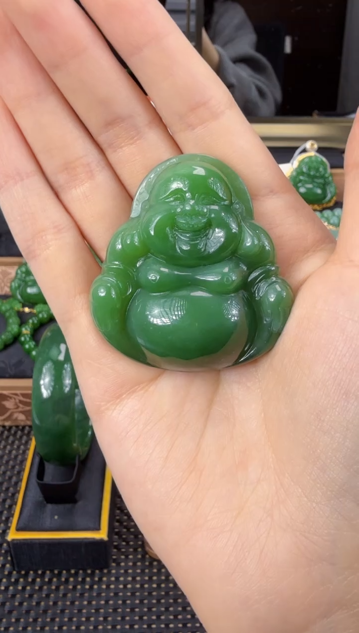 【闪购商品】和田玉（碧玉）吊坠(不含链)未镶嵌