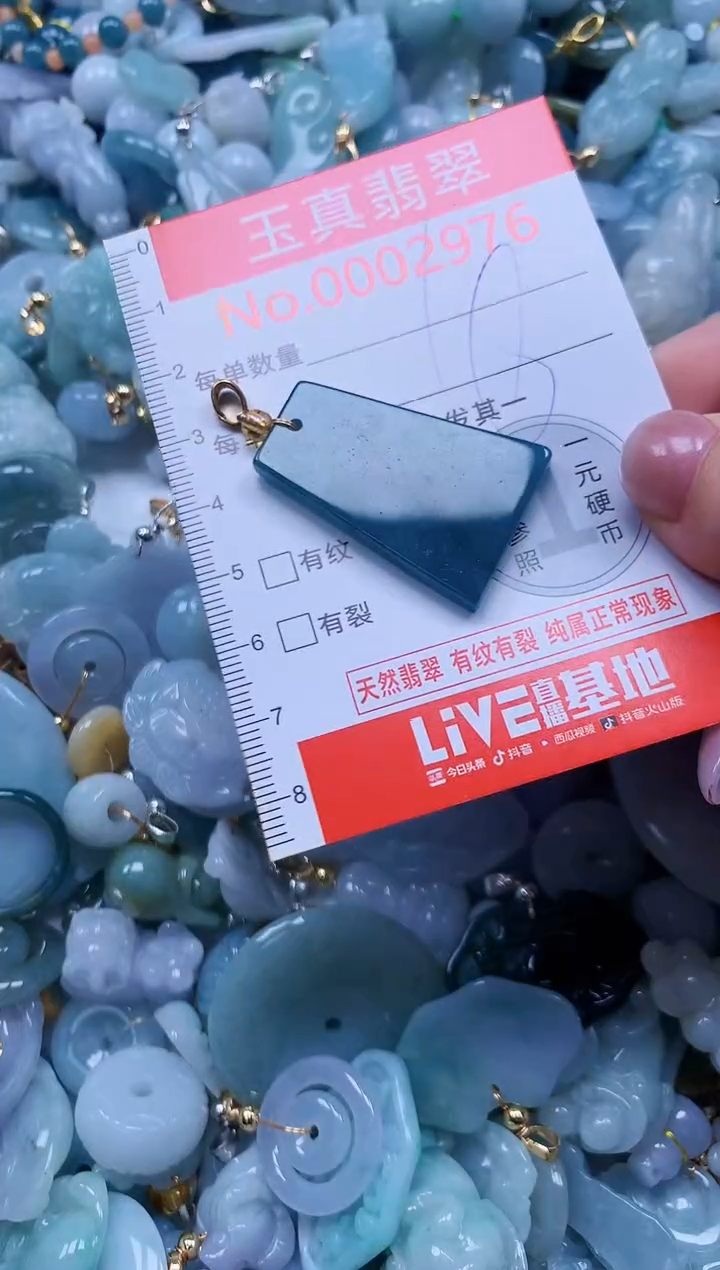 翡翠未镶嵌吊坠(不含链)2976